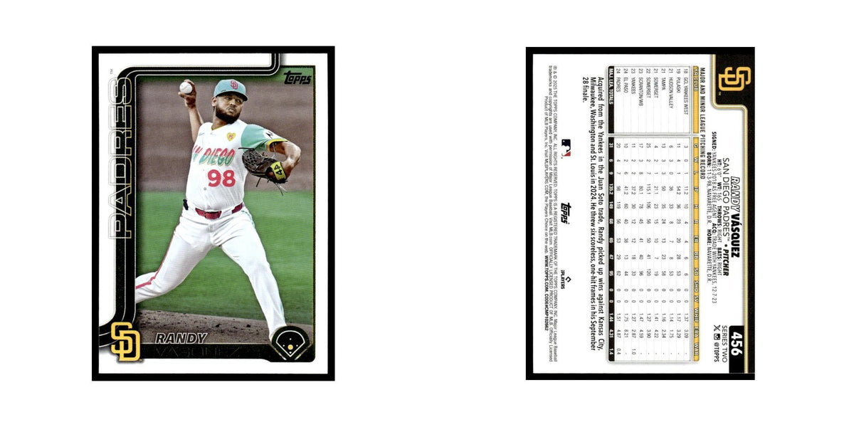 2025 Topps Randy Vasquez Padres #456