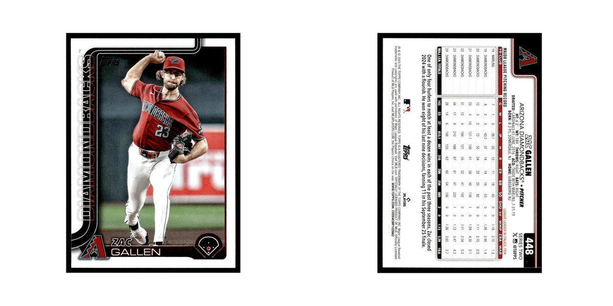 2025 Topps Zac Gallen Diamondbacks #448