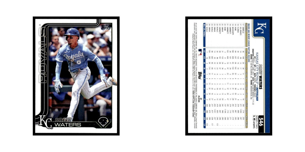 2025 Topps Drew Waters Royals #546
