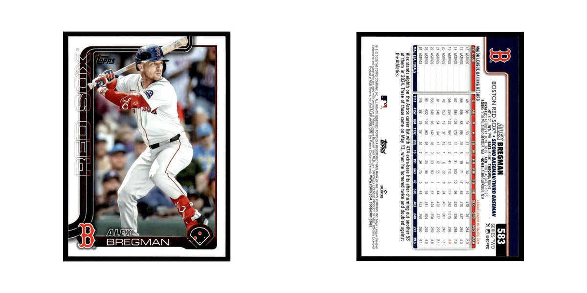 2025 Topps Alex Bregman Red Sox #583