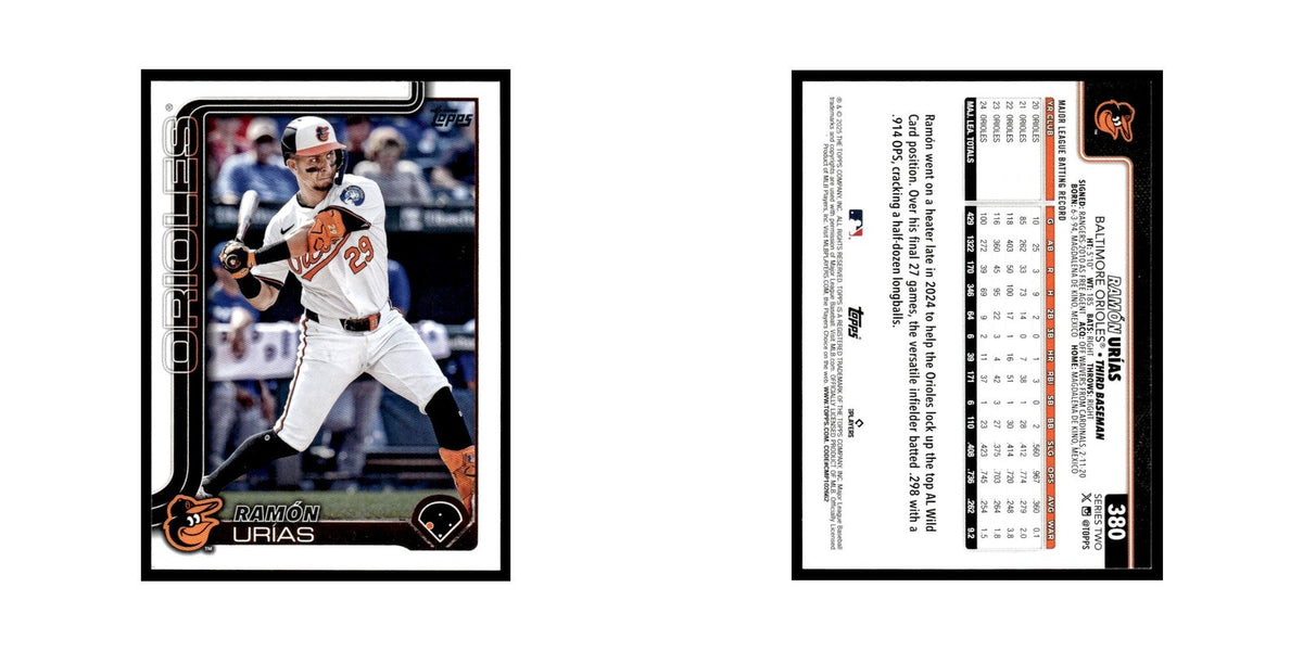 2025 Topps Ramon Urias Orioles #380