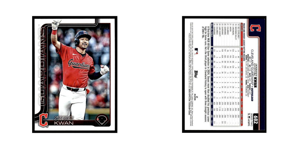 2025 Topps Steven Kwan Guardians #682