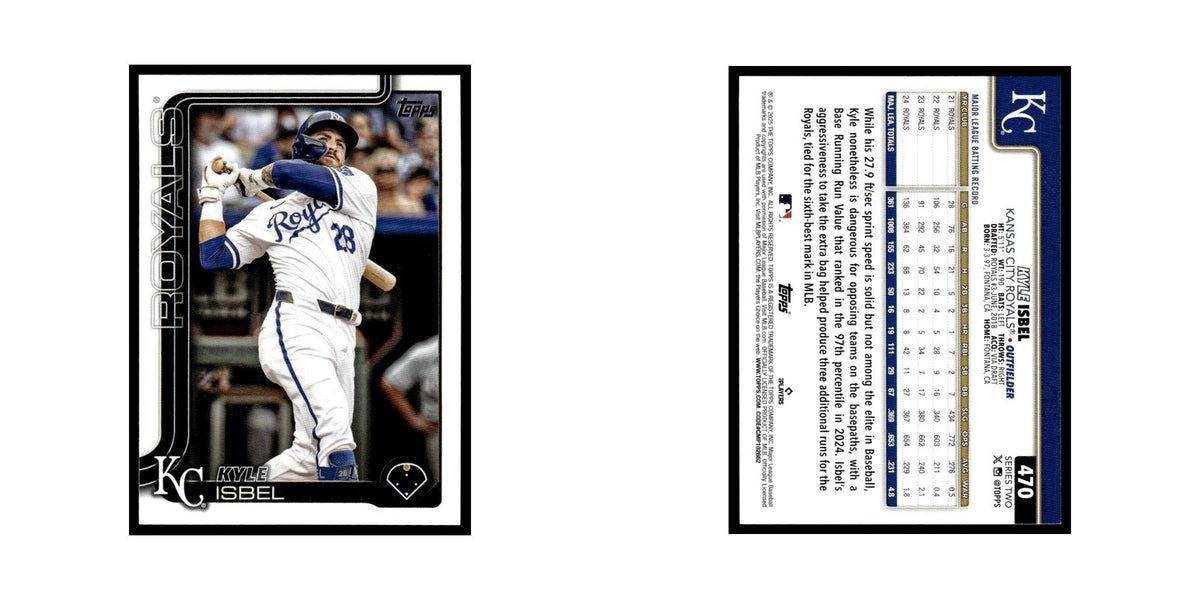 2025 Topps Kyle Isbel Royals #470