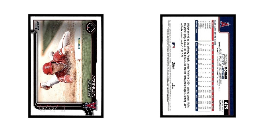 2025 Topps Mickey Moniak Angels #479
