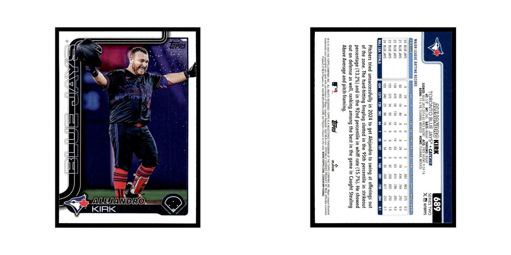 2025 Topps Alejandro Kirk Blue Jays #689