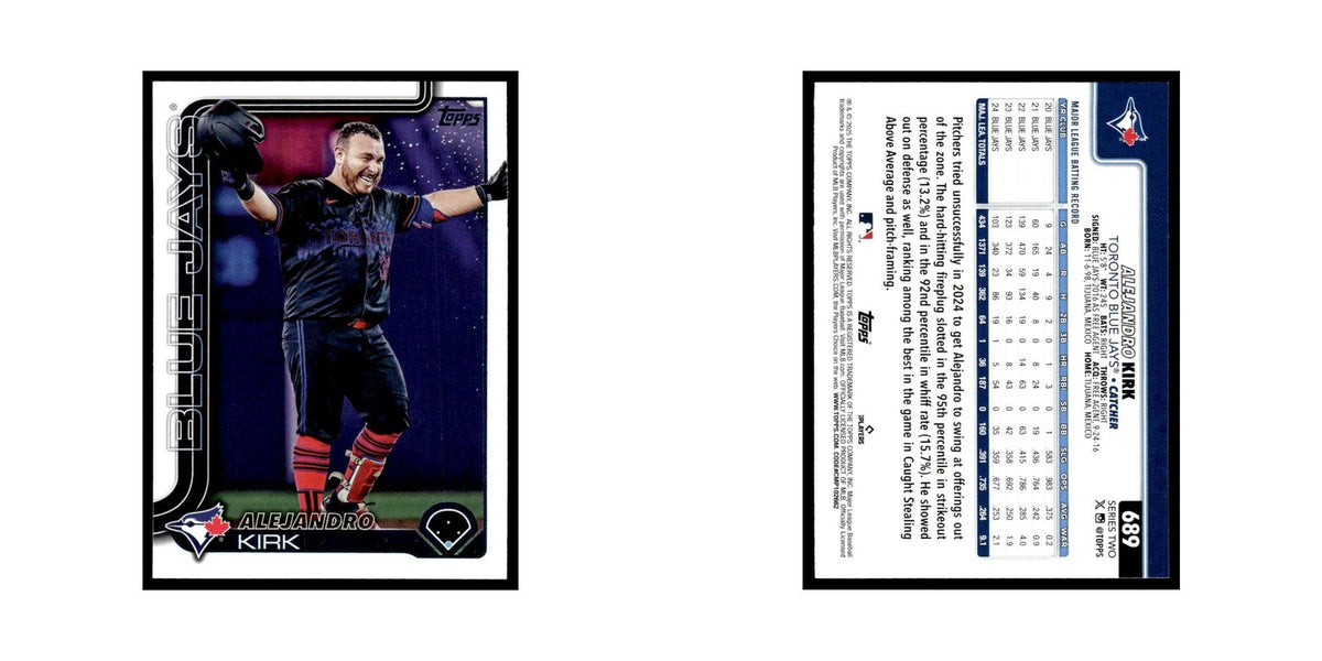 2025 Topps Alejandro Kirk Blue Jays #689