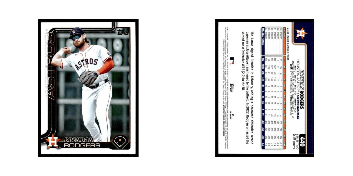 2025 Topps Brendan Rodgers Astros #440