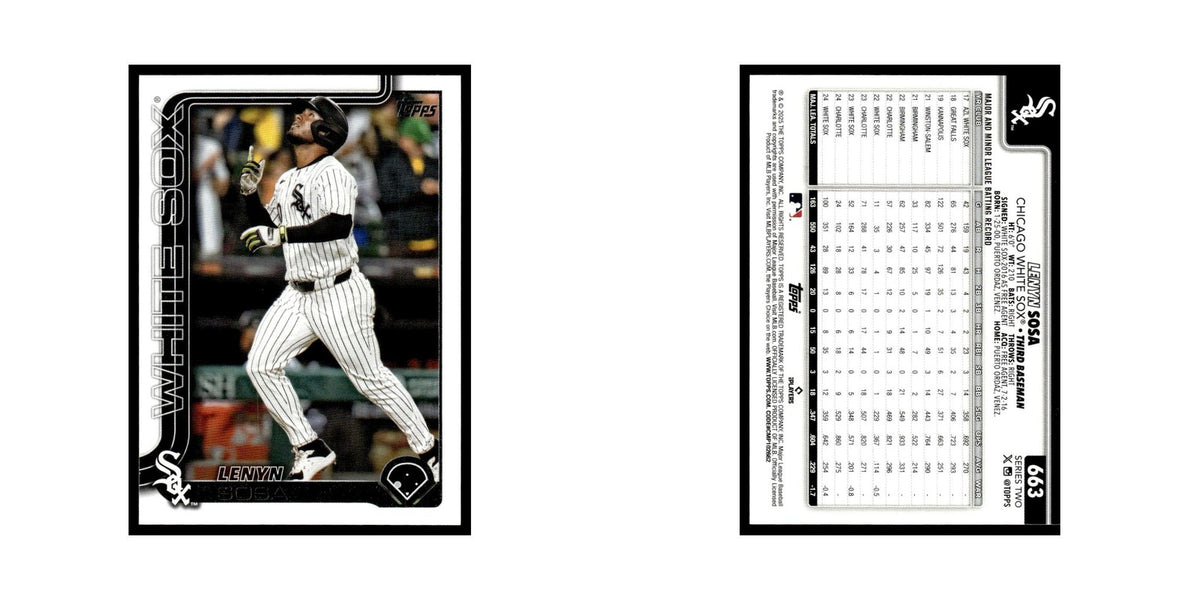 2025 Topps Lenyn Sosa White Sox #663
