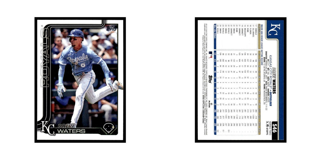 2025 Topps Drew Waters Royals #546