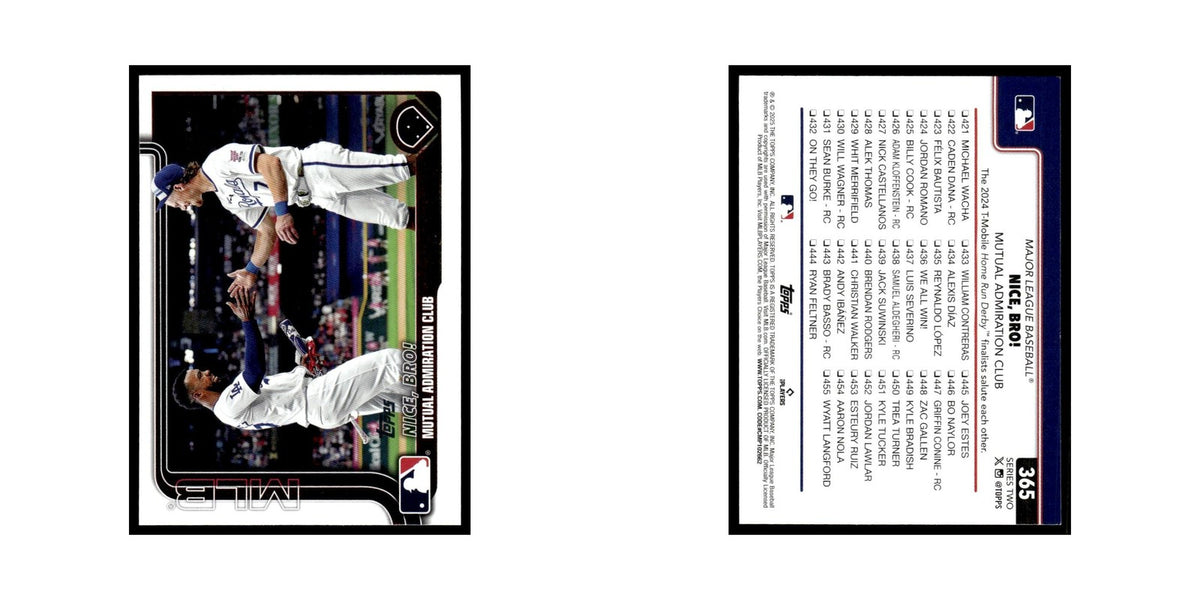 2025 Topps HR Derby Bobby Witt Kansas City Royals / Los Angeles Dodgers #365