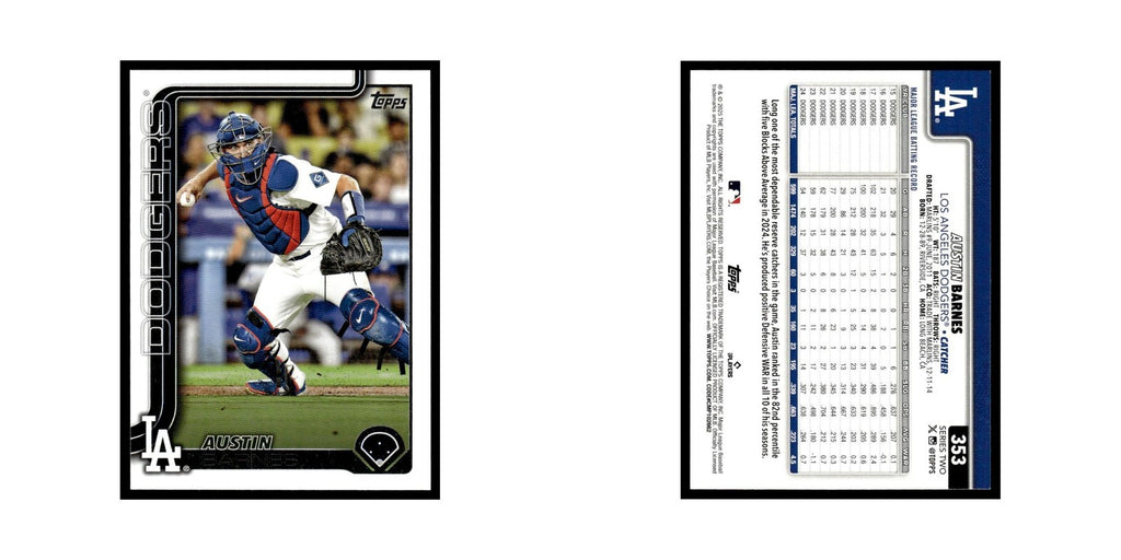 2025 Topps Austin Barnes Dodgers #353