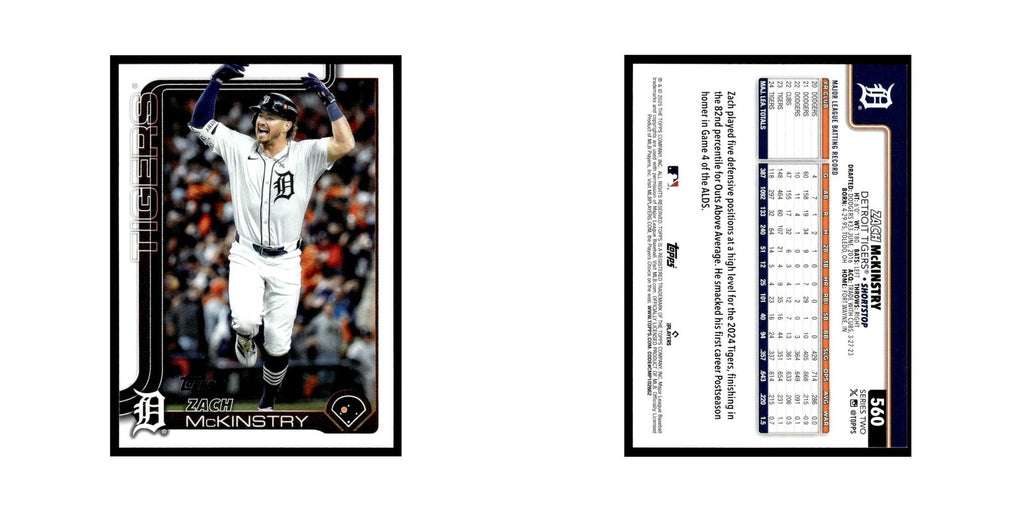 2025 Topps Zach McKinstry Tigers #560