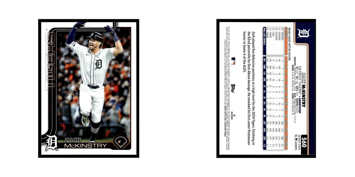 2025 Topps Zach McKinstry Tigers #560