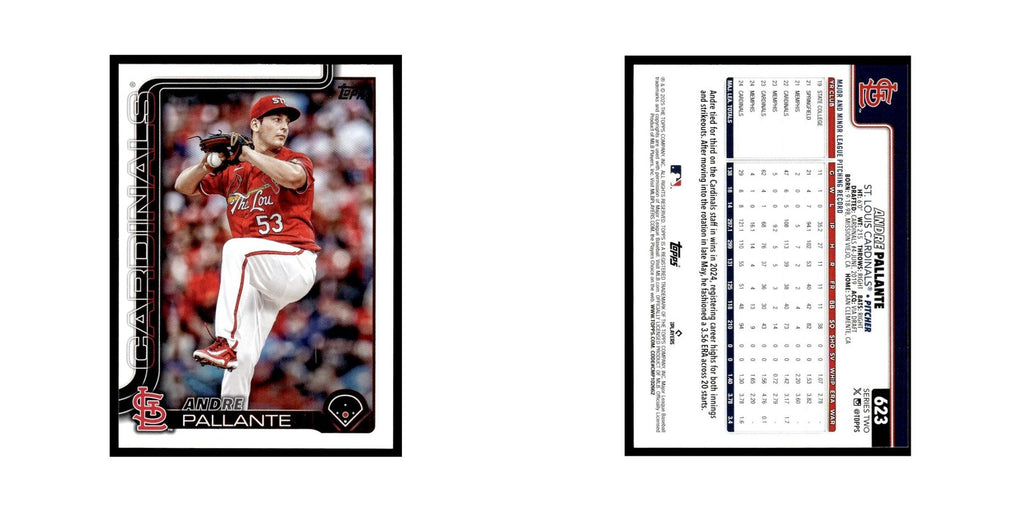 2025 Topps Andre Pallante Cardinals #623