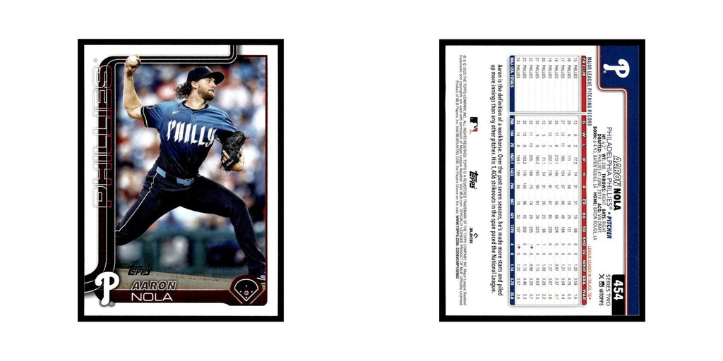 2025 Topps Aaron Nola Phillies #454