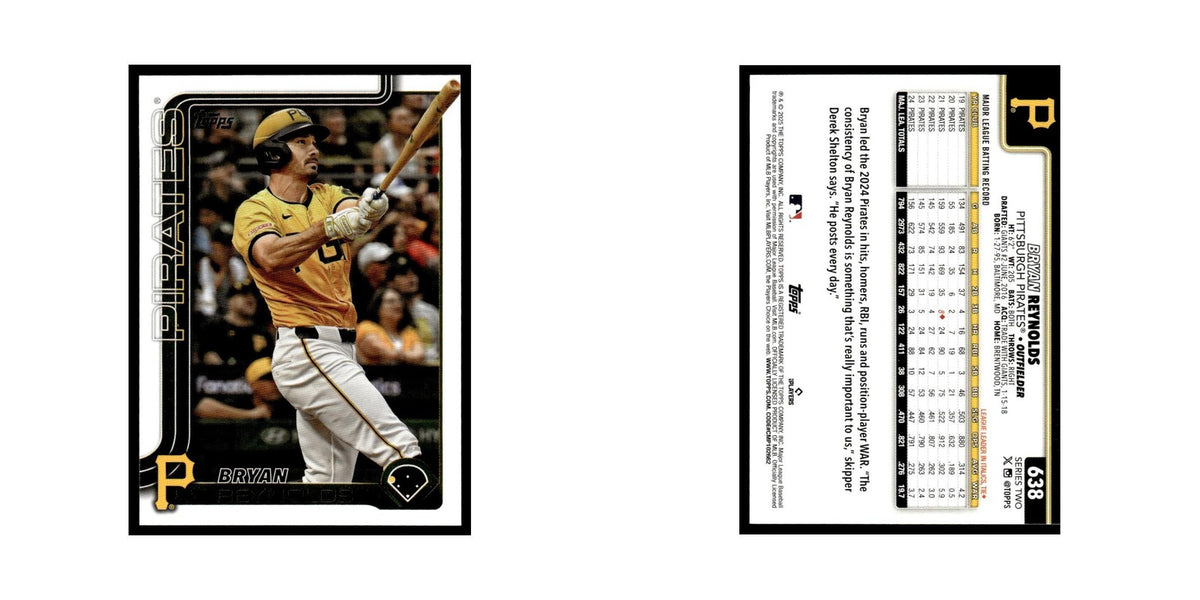 2025 Topps Bryan Reynolds Pirates #638
