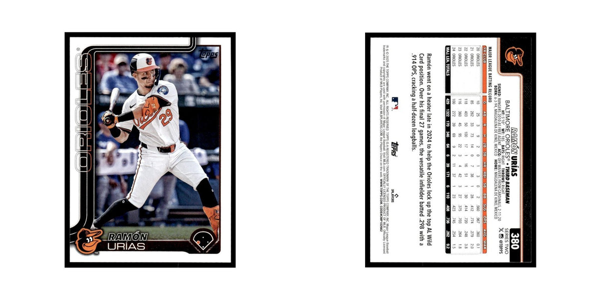 2025 Topps Ramon Urias Orioles #380