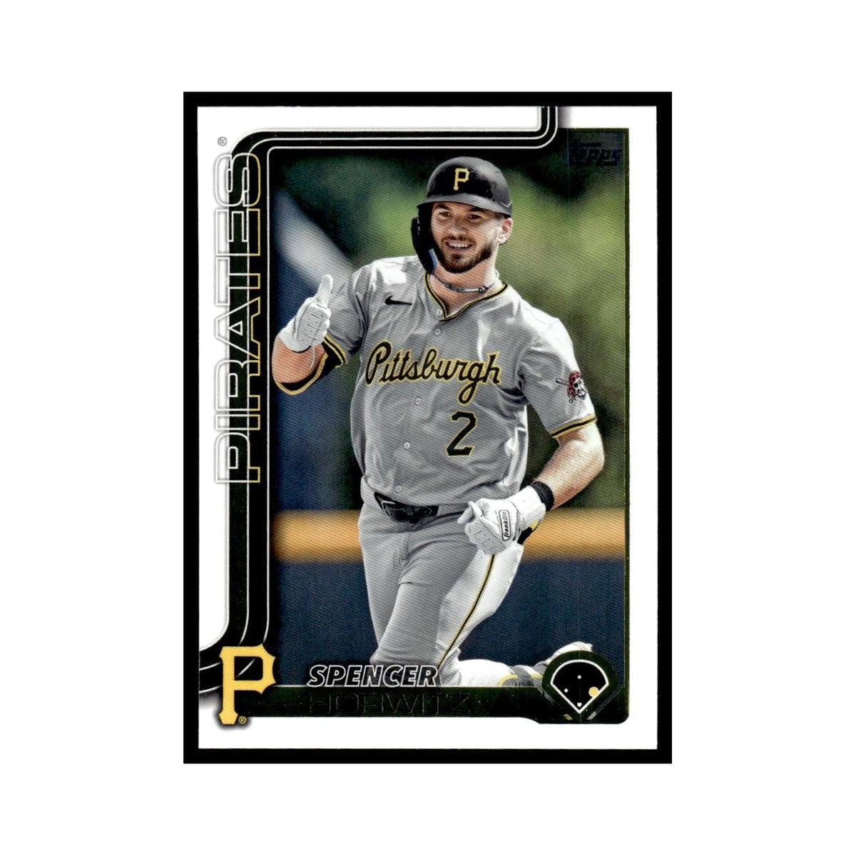 2025 Topps Spencer Horwitz Pirates #488