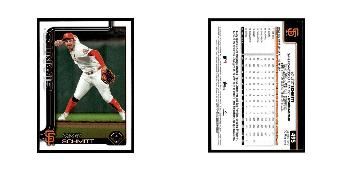 2025 Topps Casey Schmitt Giants #495