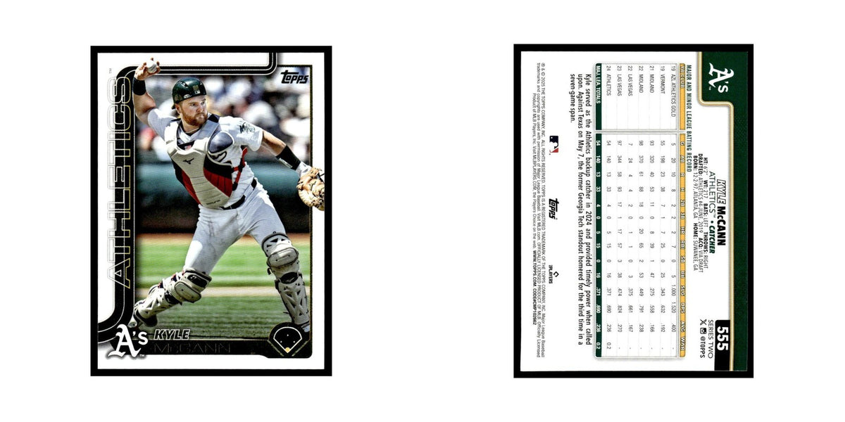 2025 Topps Kyle McCann Athletics #555