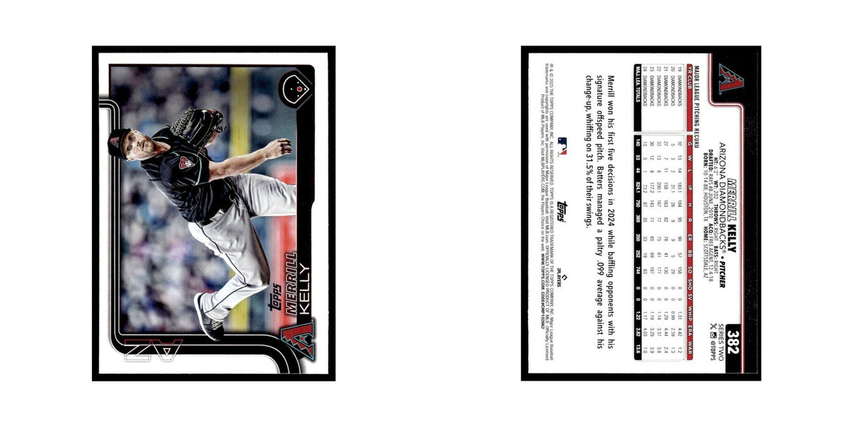 2025 Topps Merrill Kelly Diamondbacks #382