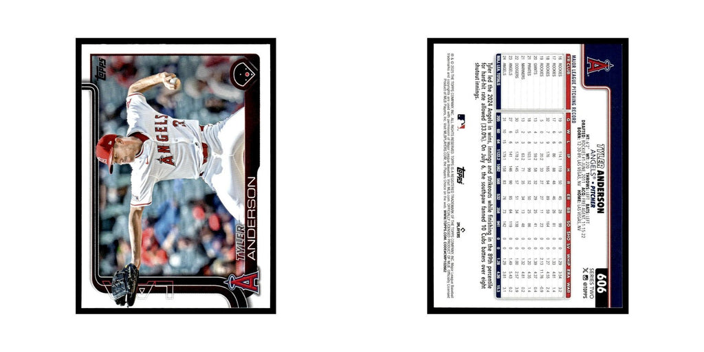 2025 Topps Tyler Anderson Angels #606