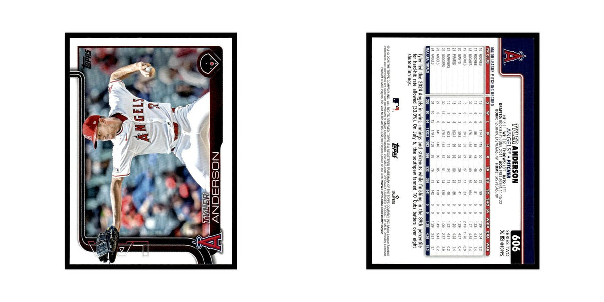 2025 Topps Tyler Anderson Angels #606