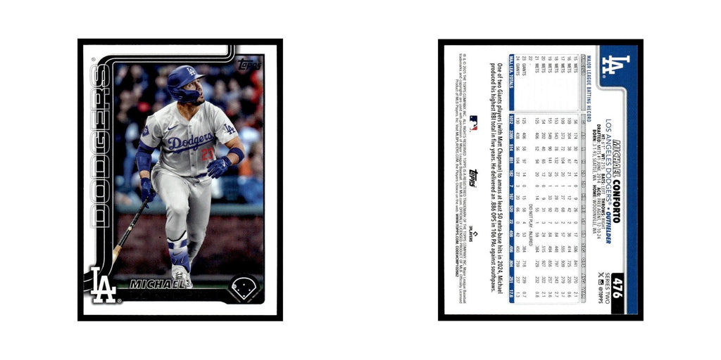 2025 Topps Michael Conforto Dodgers #476