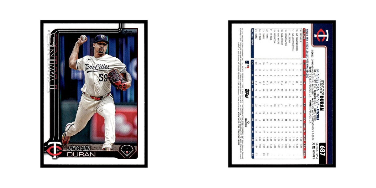 2025 Topps Jhoan Duran Twins #687