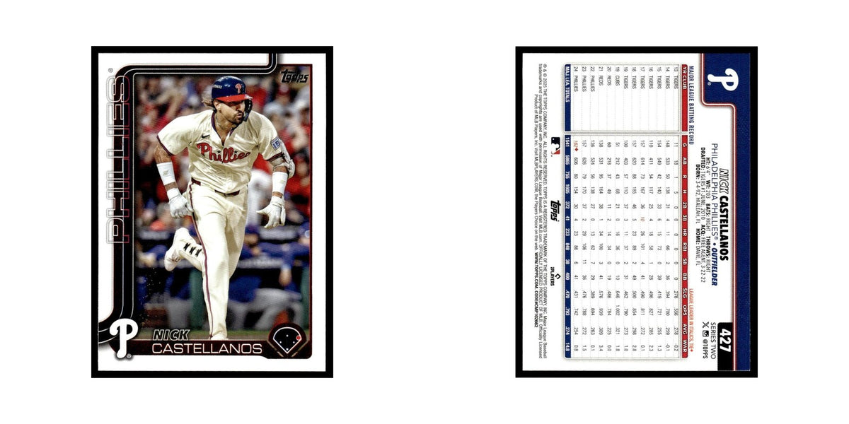 2025 Topps Nick Castellanos Phillies #427