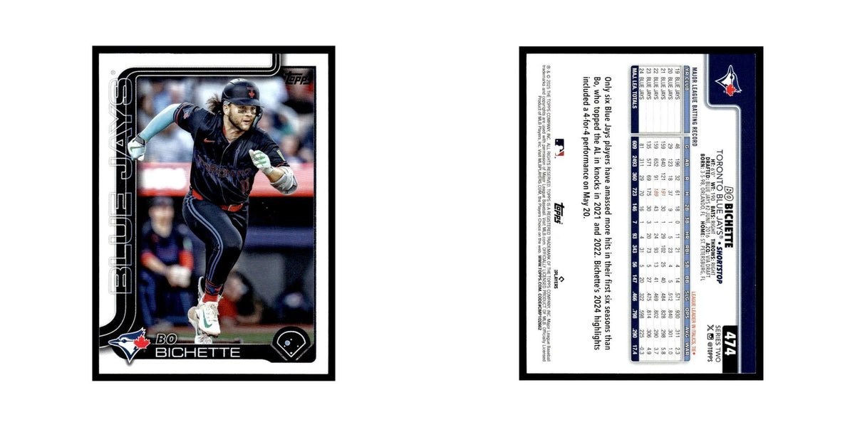 2025 Topps Bo Bichette Blue Jays #474