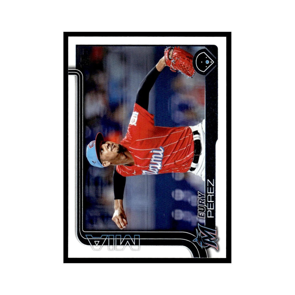 2025 Topps Eury Perez Marlins #487
