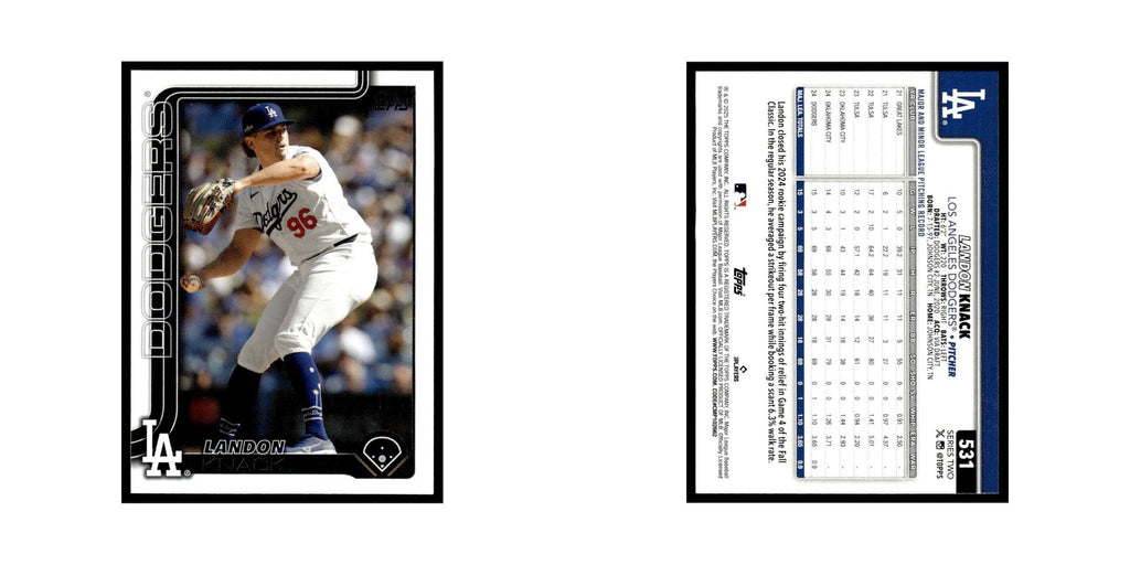 2025 Topps Landon Knack Dodgers #531
