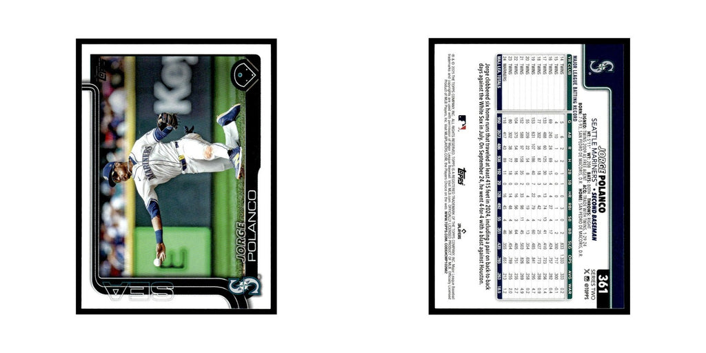 2025 Topps Jorge Polanco Mariners #361