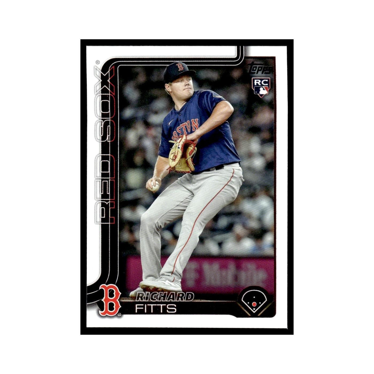 2025 Topps Richard Fitts RC Red Sox #670