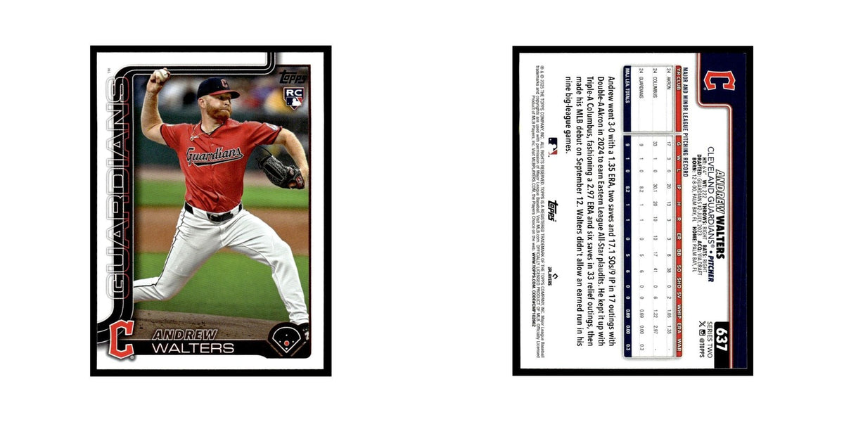 2025 Topps Andrew Walters RC Guardians #637