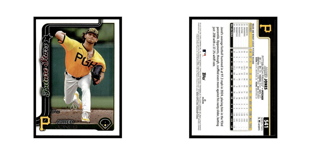 2025 Topps Jared Jones Pirates #541