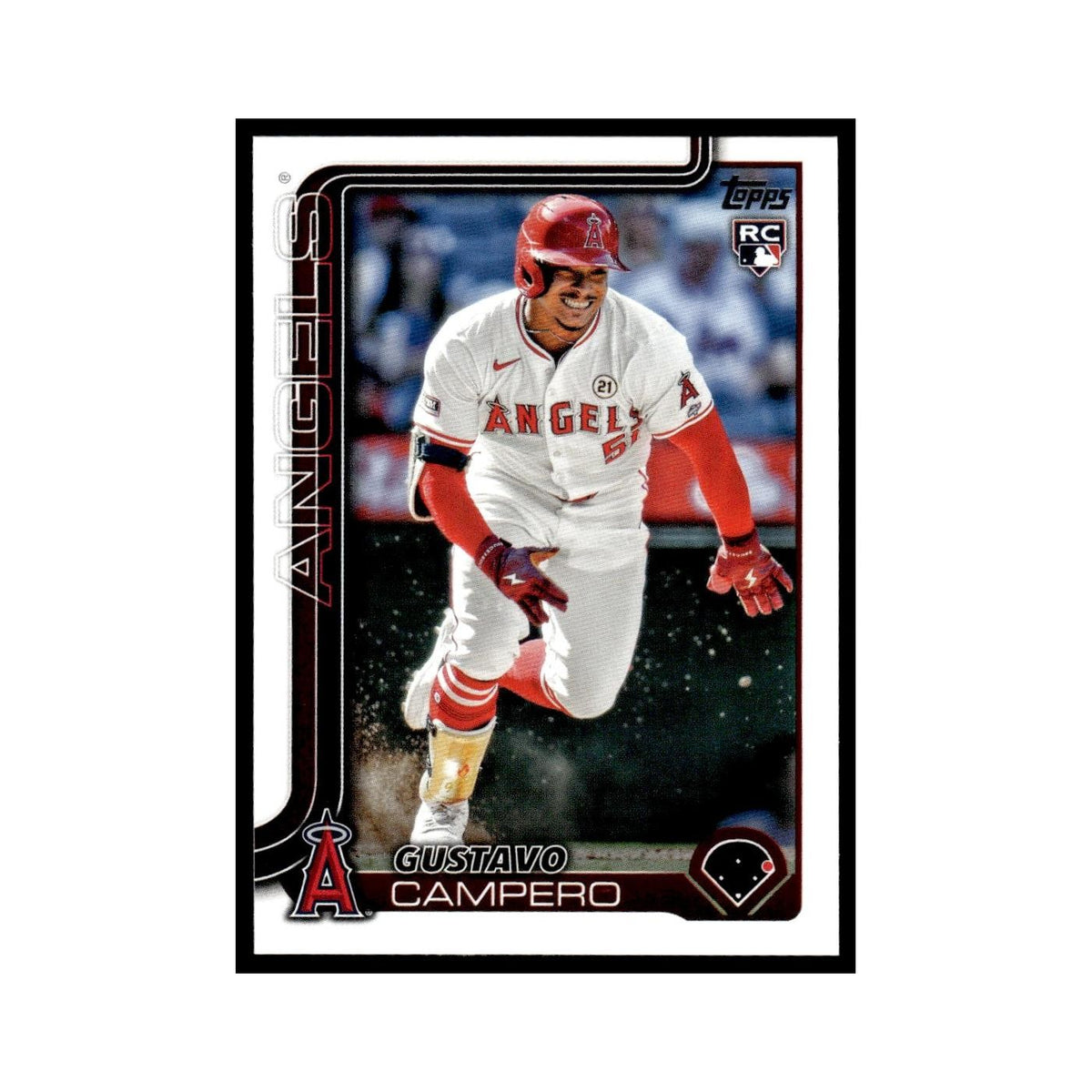 2025 Topps Gustavo Campero RC Angels #387
