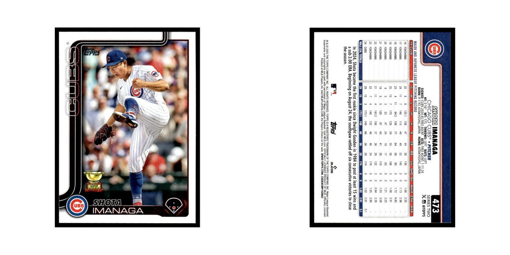 2025 Topps Shota Imanaga Cubs #473