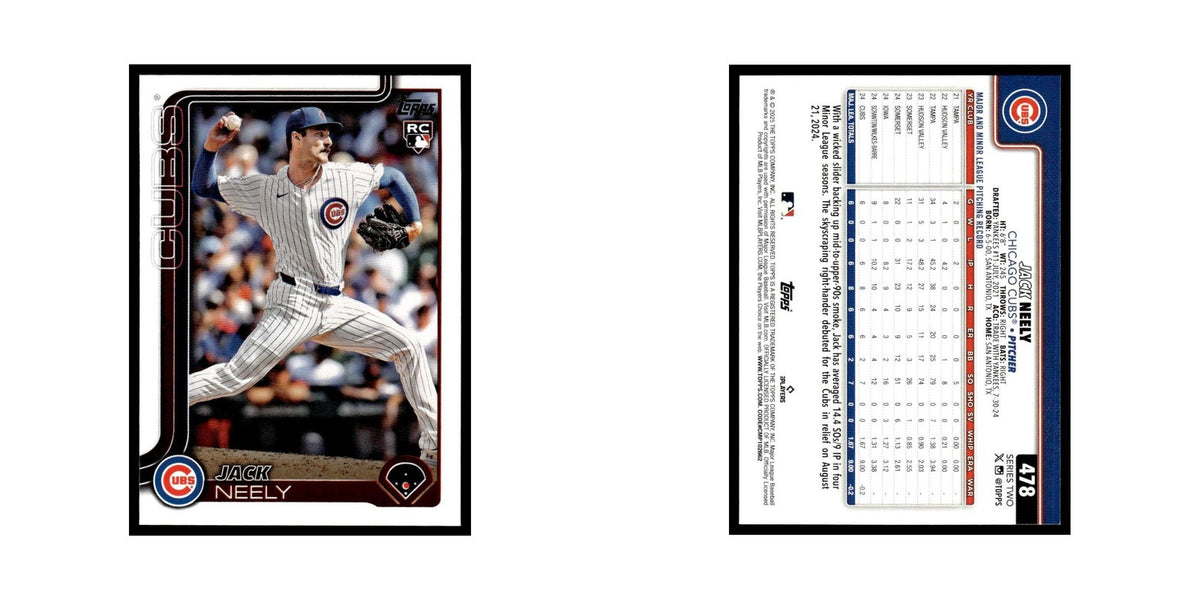 2025 Topps Jack Neely RC Cubs #478