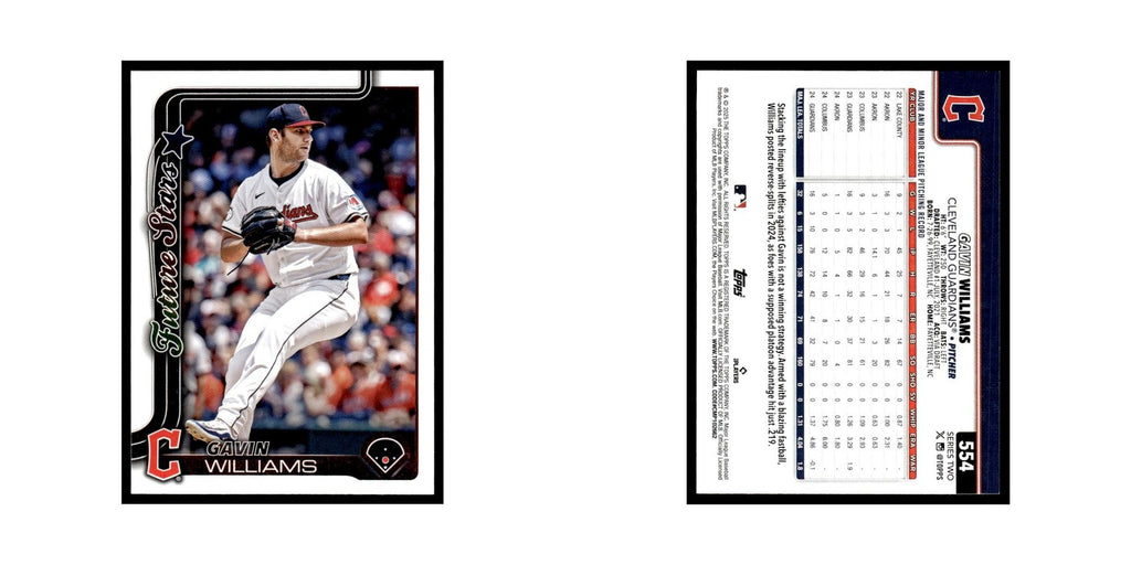 2025 Topps Gavin Williams Guardians #554