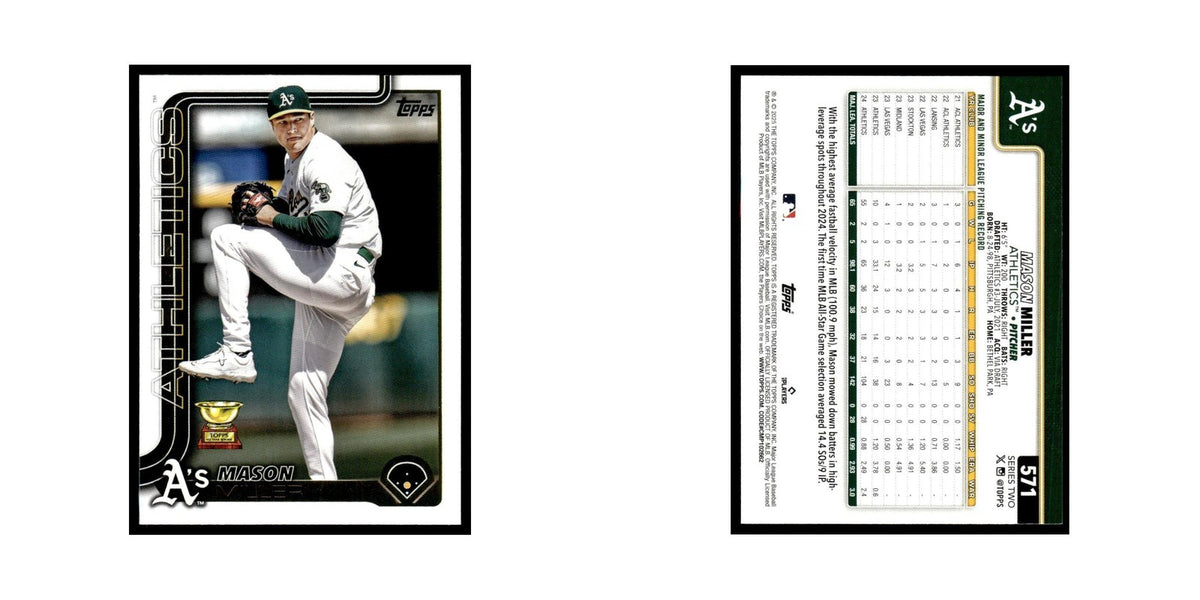 2025 Topps Mason Miller Athletics #571