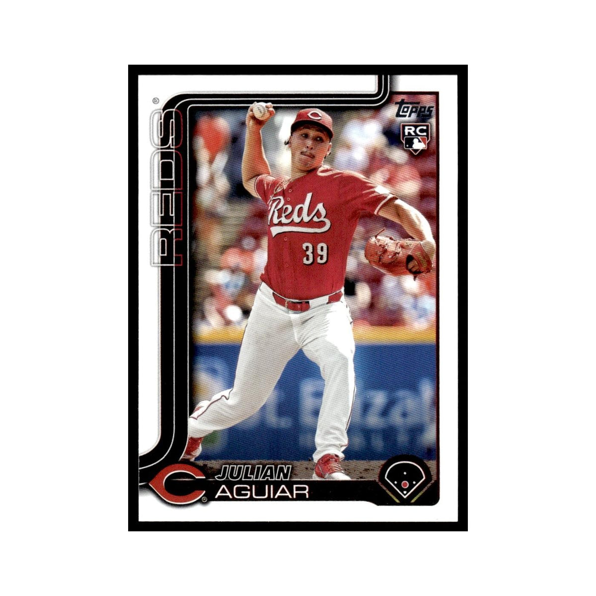 2025 Topps Julian Aguiar RC Reds #566