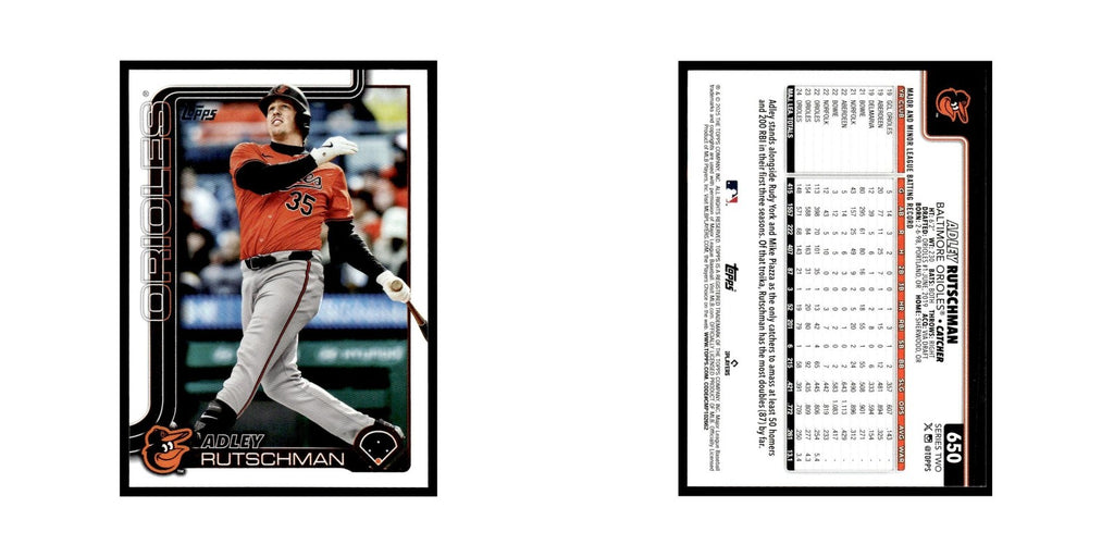 2025 Topps Adley Rutschman Orioles #650
