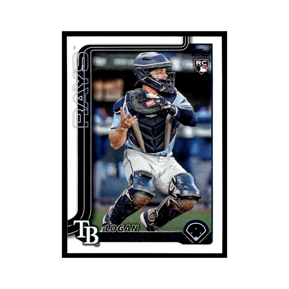 2025 Topps Logan Driscoll RC Rays #404