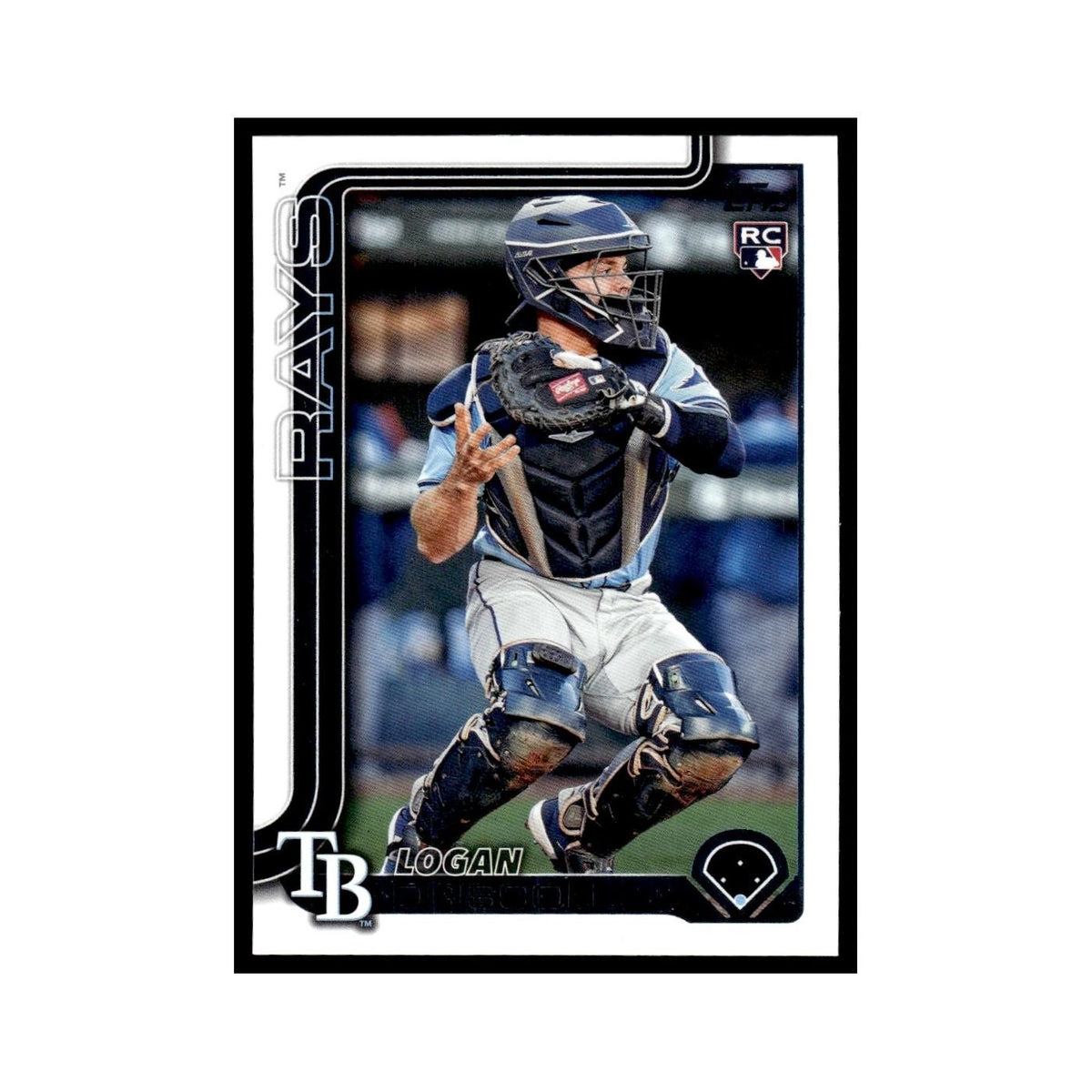 2025 Topps Logan Driscoll RC Rays #404