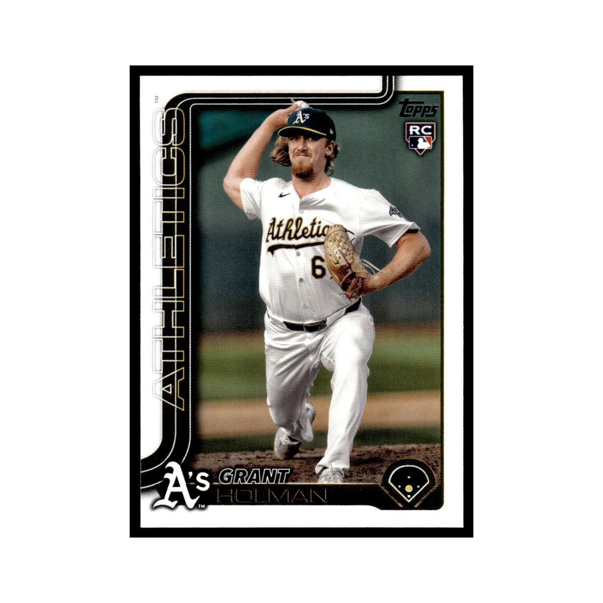 2025 Topps Grant Holman RC Athletics #634