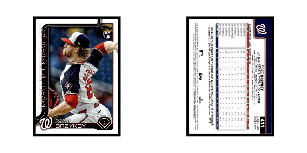 2025 Topps Zach Brzykcy RC Nationals #411