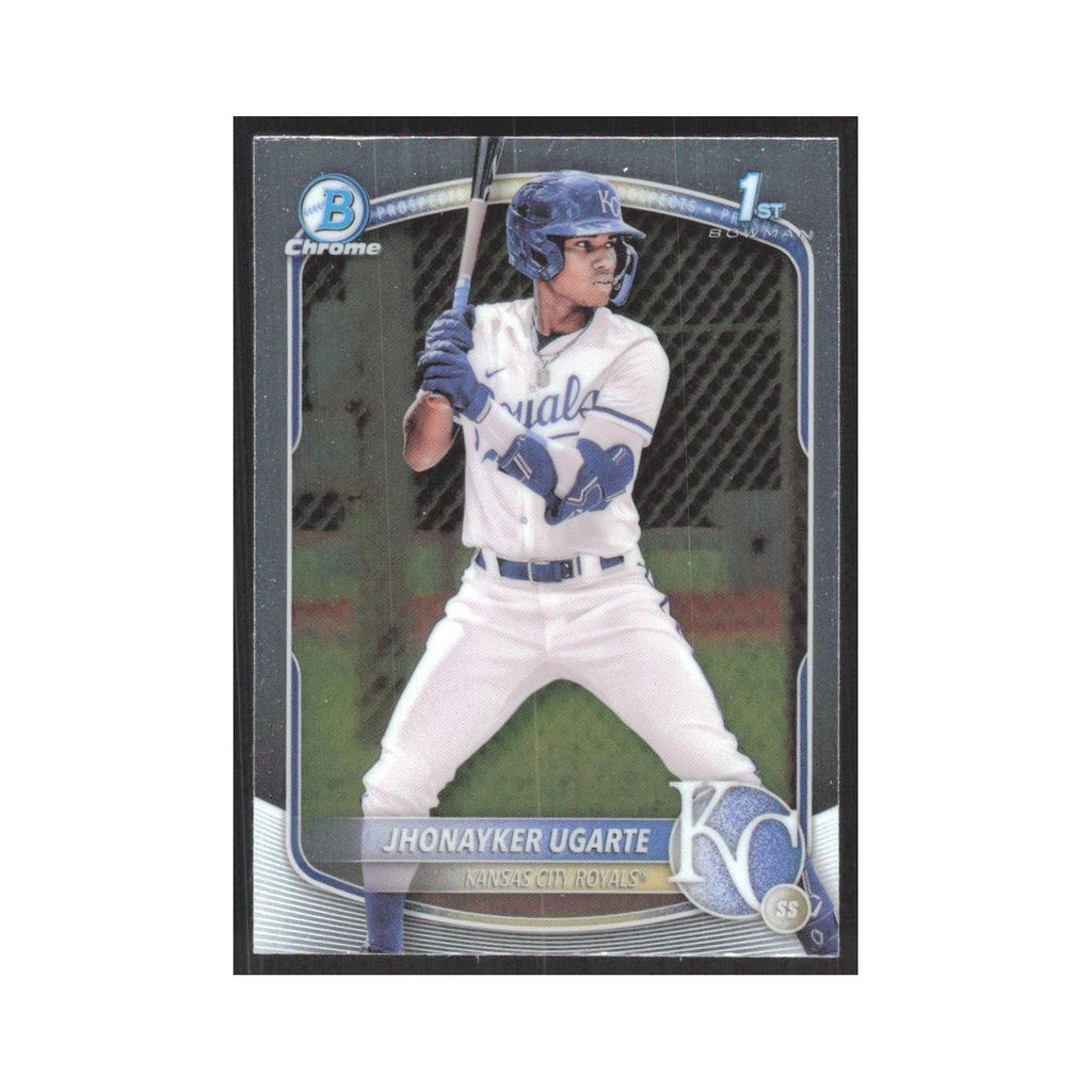 2025 Bowman Chrome Prospects Jhonayker Ugarte Royals #BCP-123