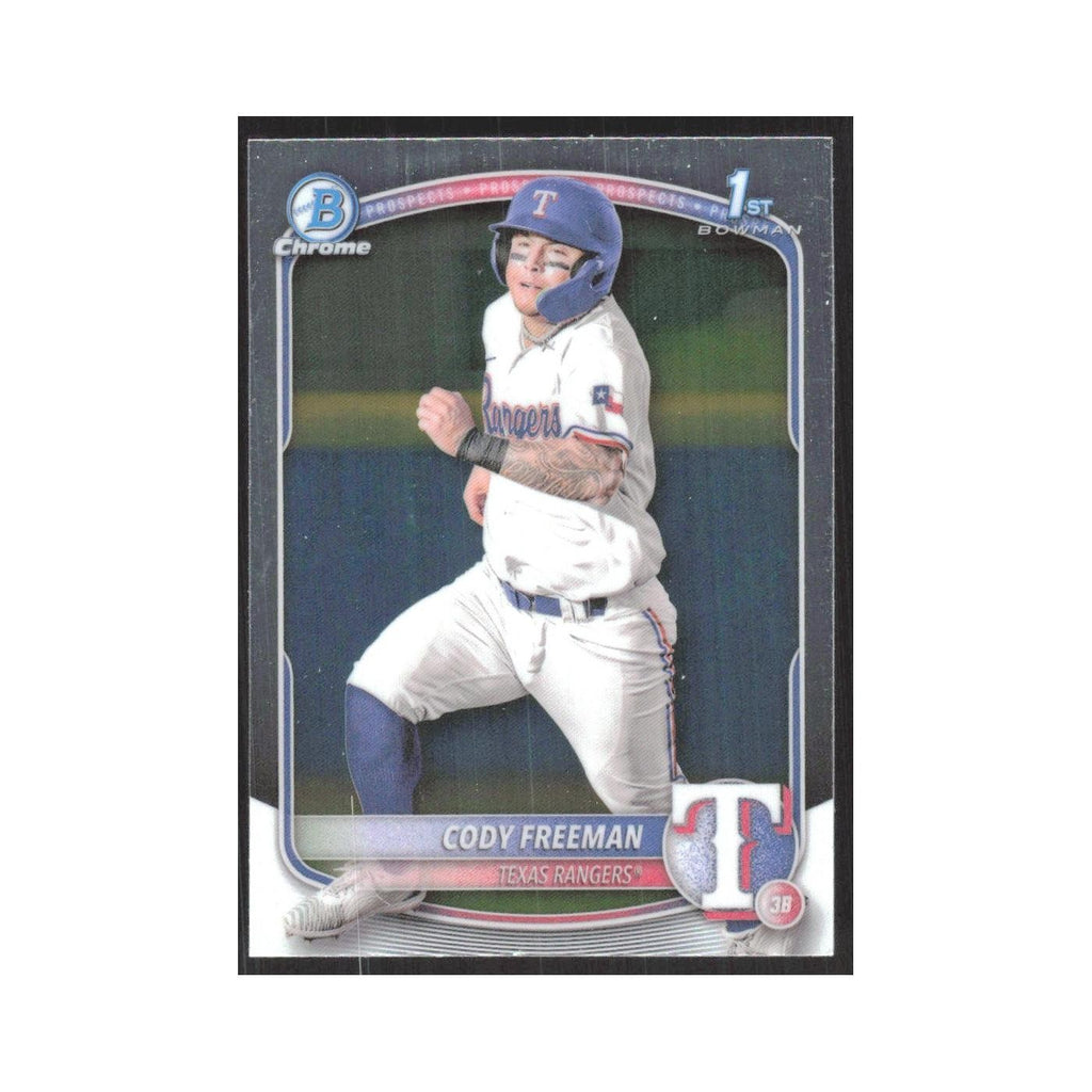 2025 Bowman Chrome Prospects Cody Freeman Rangers #BCP-112